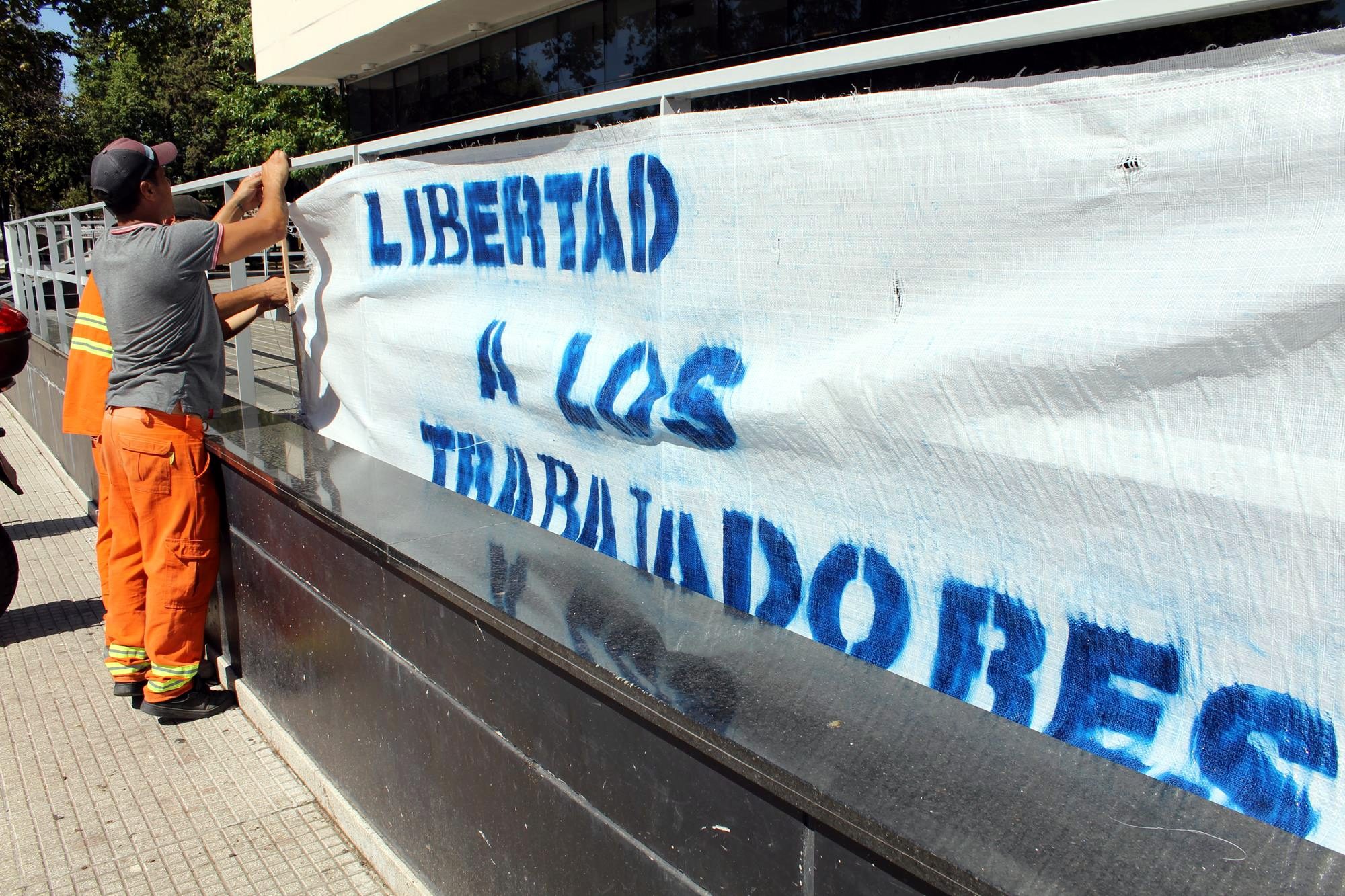 Concentración solidaria con trabajadores portuarios: se logró la libertad de los detenidos